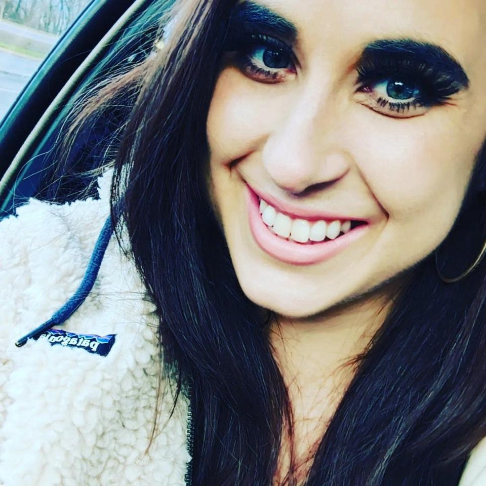 Rochelle Zamacona, 29, pictured here in a photo she posted less than a month before her death, died on March 27, 2022, after a drunk driver hit a tent she was sleeping in.