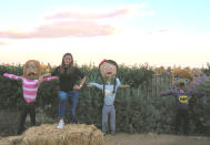 <p>The mom of three got in the Halloween spirit by showing off some familiar-looking scarecrows. “TO THE CROWS: BOO!” she wrote. We especially dig the little one in a Batman shirt (presumably as a nod to dad Ben Affleck). Jen made some confessions in her hashtags, admitting these three were “quieter than the human versions” and that she definitely didn’t do this one her own, “Oh please yes I had help.” (Photo: <a rel="nofollow noopener" href="https://www.instagram.com/p/Ba3ATQJAdCZ/?hl=en&taken-by=jasonaldean" target="_blank" data-ylk="slk:Jennifer Garner via Instagram;elm:context_link;itc:0;sec:content-canvas" class="link ">Jennifer Garner via Instagram</a>) </p>