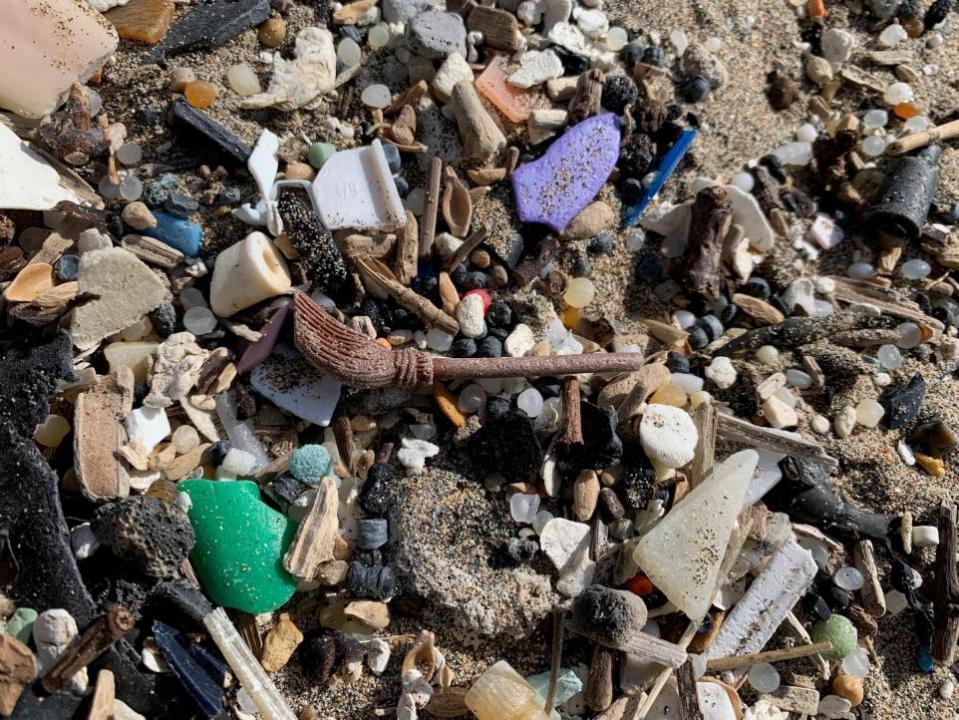 Falmouth Packet: Brooms are among the Lego pieces that wash up on British shores