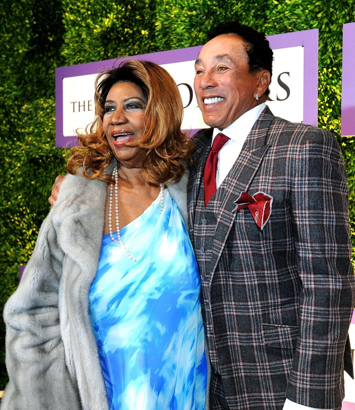 Aretha Franklin and Smokey Robinson.