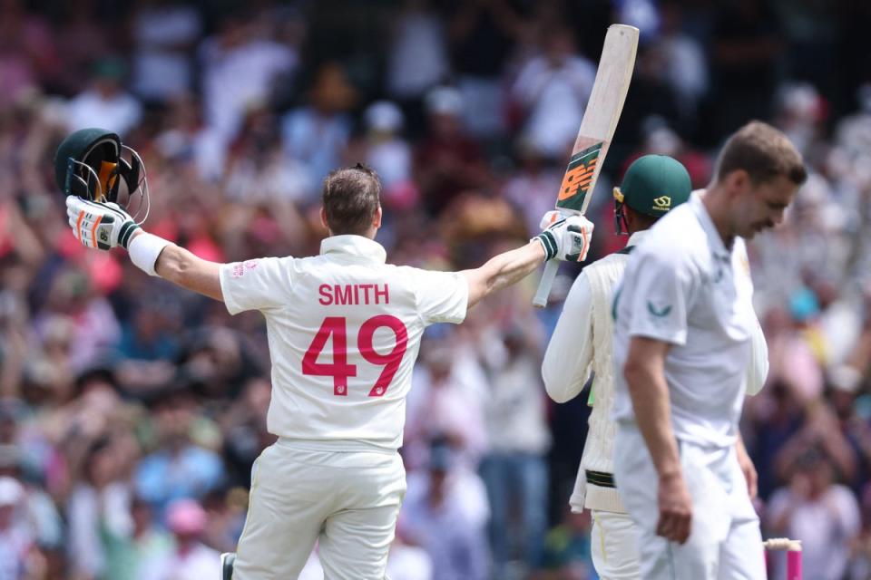 Smith reached three figures for a 30th time (AFP via Getty Images)