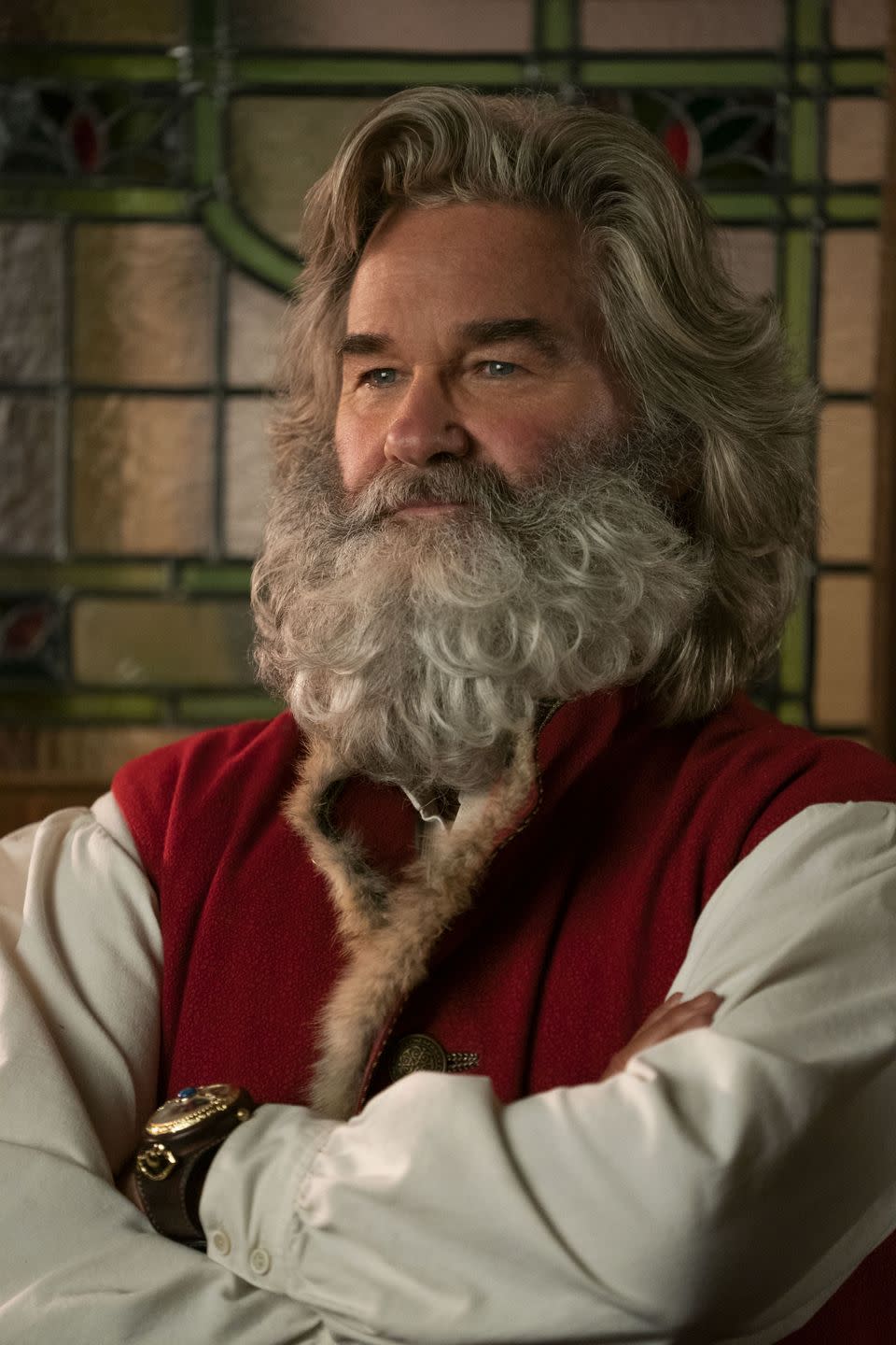 kurt russell as santa claus in the christmas chronicles 2