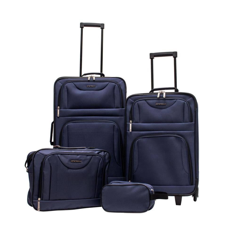 JetStream 4-Piece Luggage Set. Image via Walmart