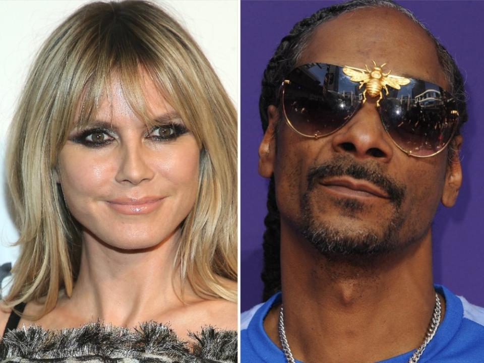 Heidi Klum singt mit Snoop Dogg. (Bild: Tinseltown/Shutterstock / FS/AdMedia/ImageCollect)