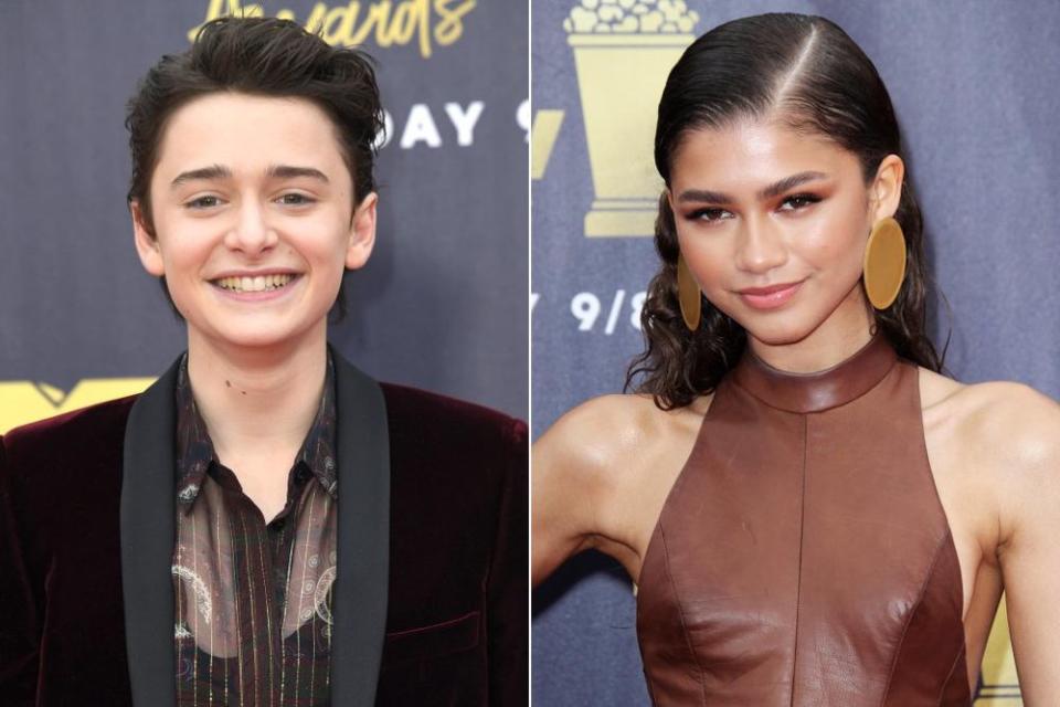 Noah Schnapp and Zendaya