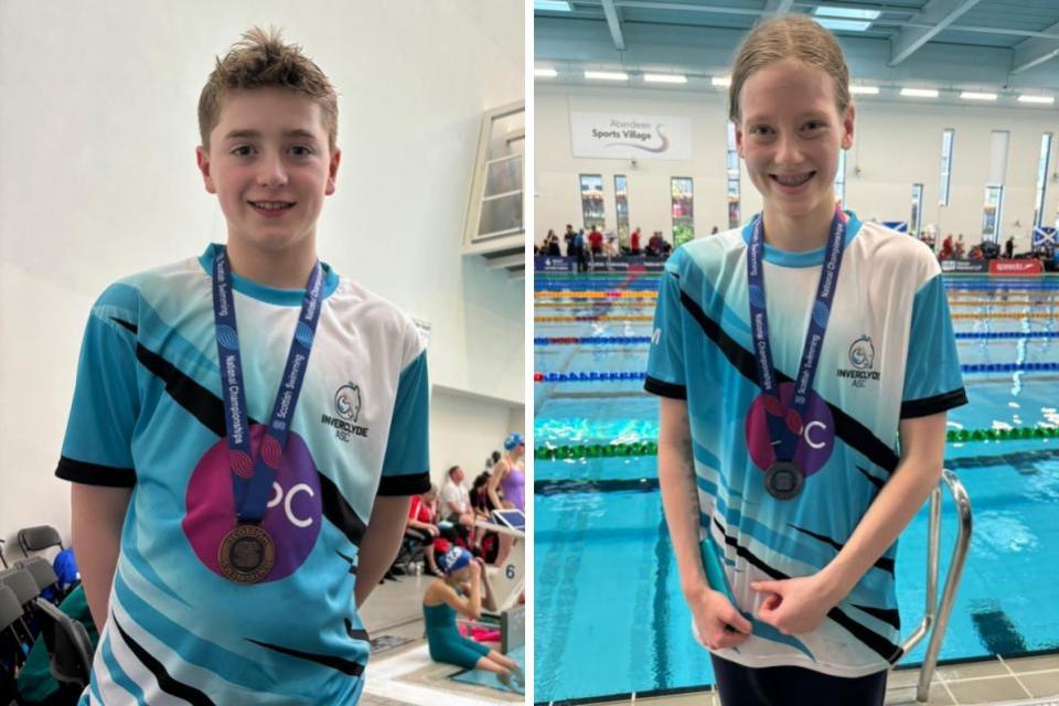 Greenock Telegraph: Blake Herdman and Abi McAnerney