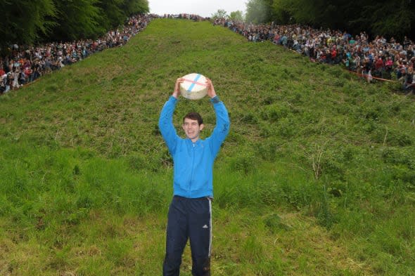 Cheese Rolling race