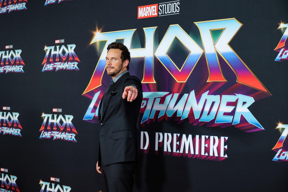 Chris Pratt at Thor: Love and Thunder premiere