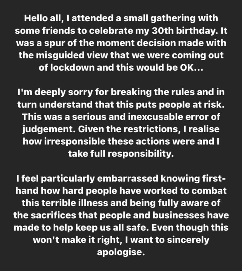 Rita shared an apology on Instagram, but social media users weren't impressed. Photo: Instagram/RitaOra