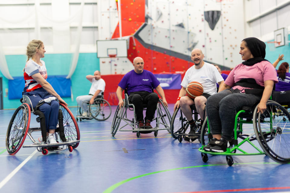 Love is hoping to inspire the next generation of wheelchair basketball players