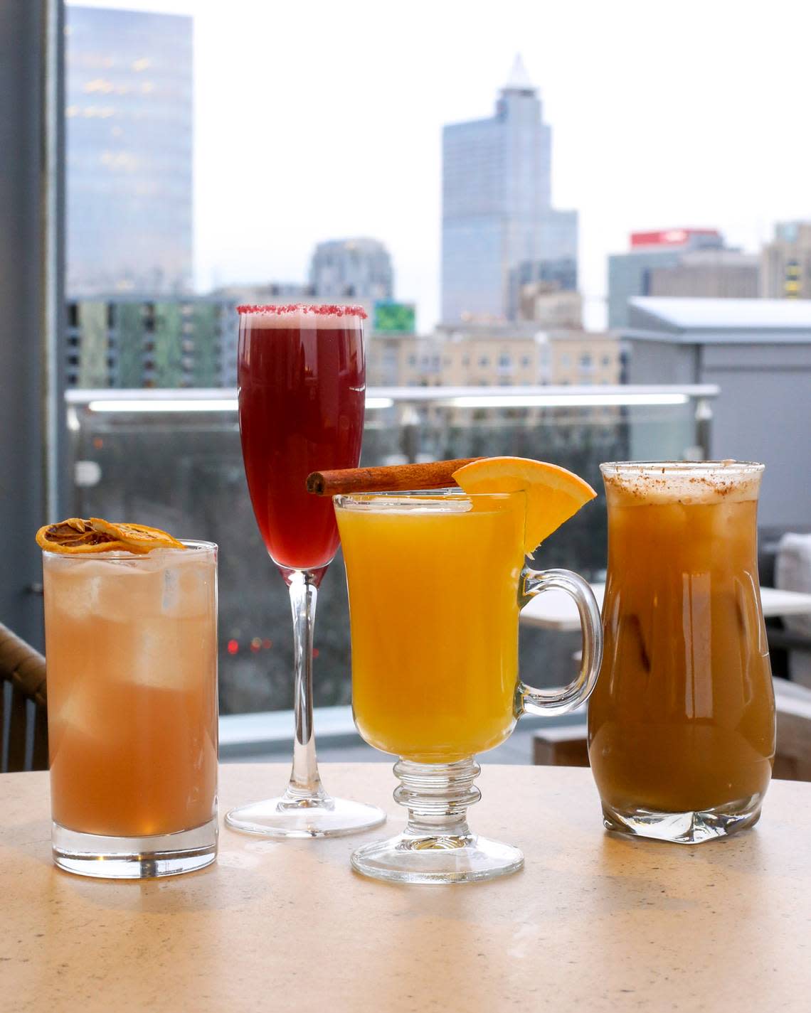 A new menu of “mocktails” will be served The Willard Rooftop Lounge in Raleigh during Dry January.