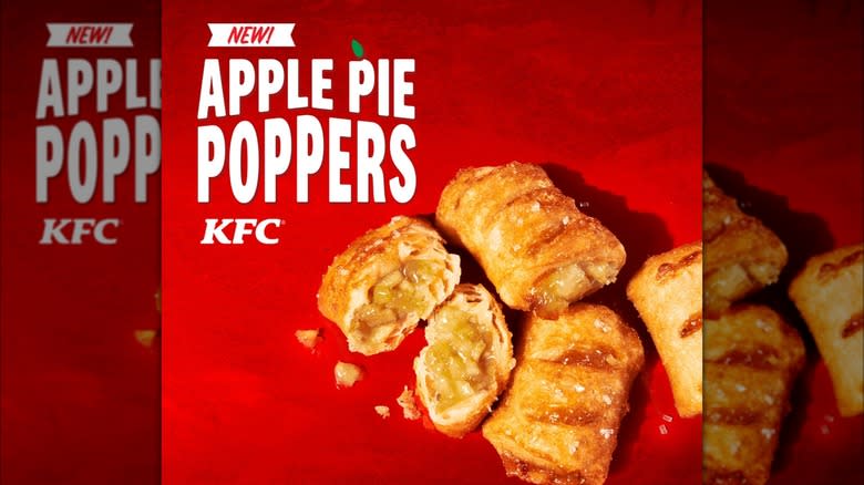 KFC apple pie poppers