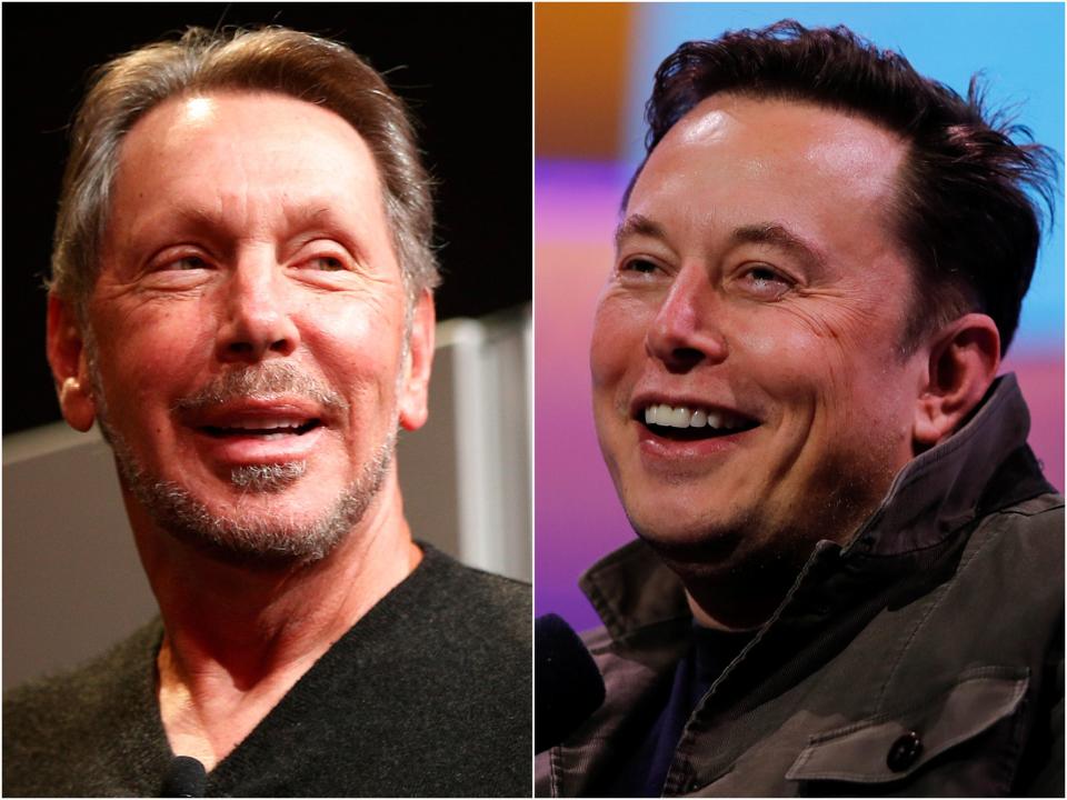 Larry Ellison Elon Musk