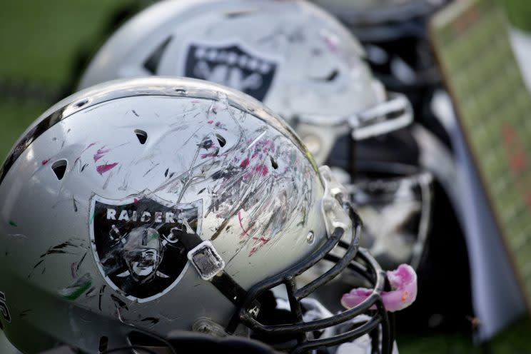 The Oakland Raiders reportedly have financing for a Las Vegas stadium. (AP)