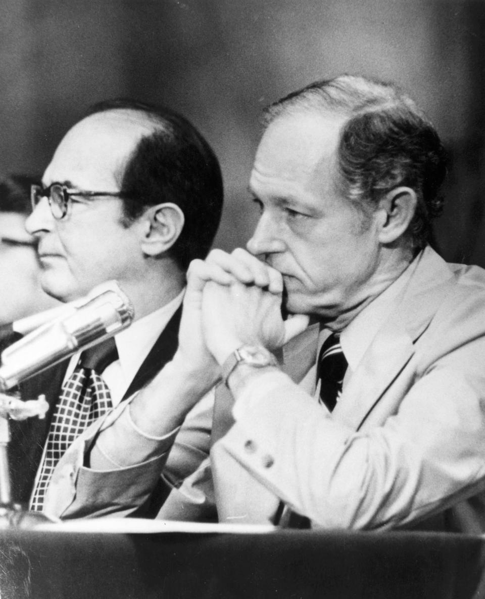 FILE PHOTO: Nixon Testimony To Be Released - A Look Back At Watergate