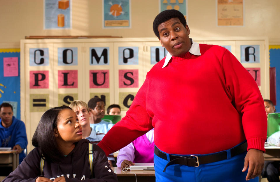 Kyla Pratt and Kenan Thompson in Fat Albert