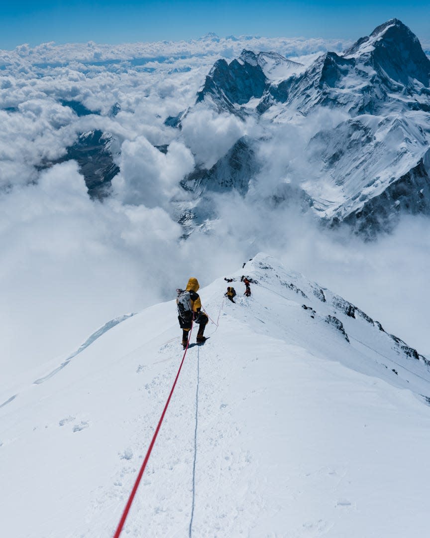 The Full Circle Everest team on their expedition to Mount Everest in spring 2022.