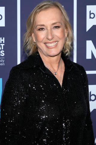 <p>Charles Sykes/Bravo/Getty</p> Martina Navratilova