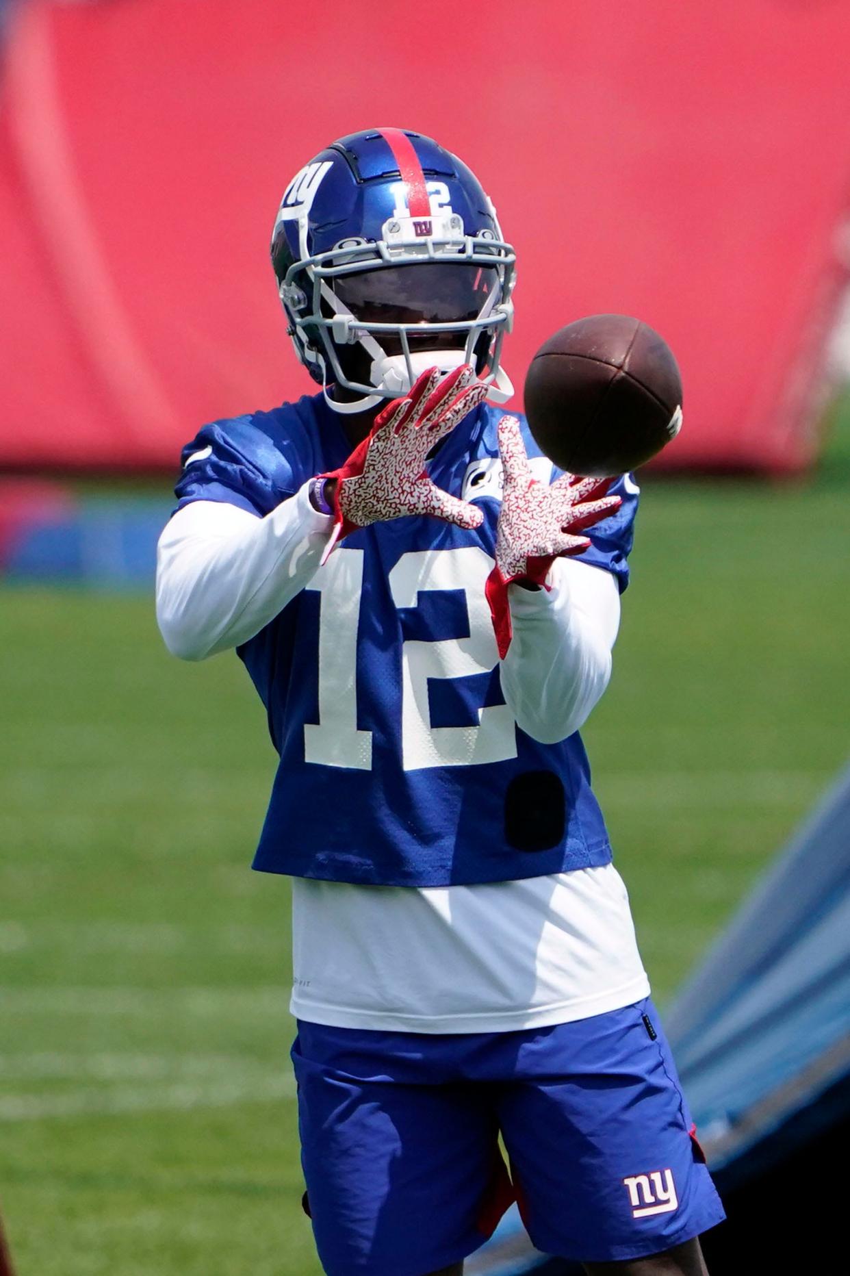 John Ross with the New York Giants