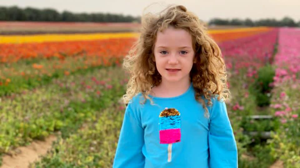 Emily Hand, 8, was murdered during the attack in Be'eri on Saturday. - Courtesy Tom Hand