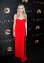 <p>For the Los-Angeles premiere of upcoming film ‘The Alienist’ on 11 January, Dakota Fanning donned a red gown by The Row and accessorised the look with heels by Sophia Webster. <em>[Photo: Getty]</em> </p>