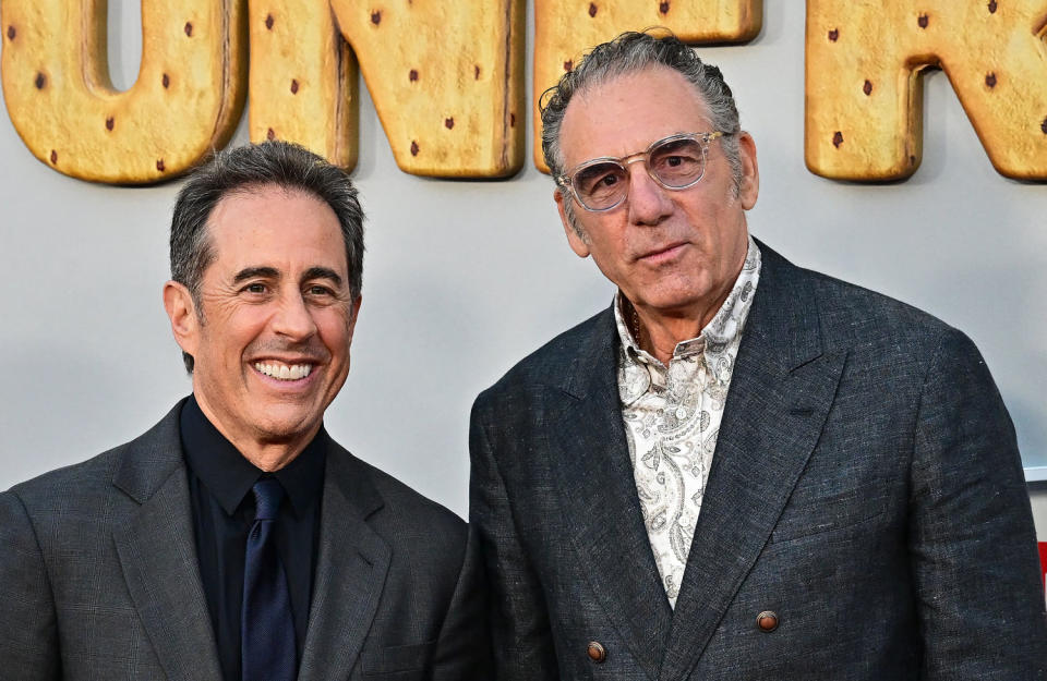 Jerry Seinfeld and Michael Richards (Frederic J. Brown / AFP - Getty Images)