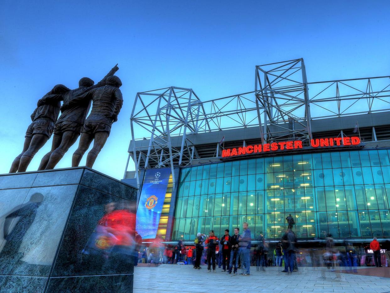 Old Trafford, the home ground of Manchester United: Getty