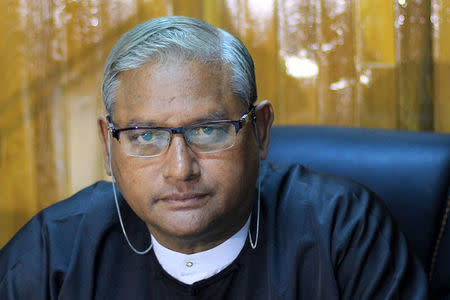 FILE PHOTO - Ko Ni, a prominent member of Myanmar's Muslim minority and legal adviser for Myanmar's ruling National League for Democracy, is seen during an interview in Yangon January 13, 2016. Ko Ni was shot dead outside the Yangon International Airport on January 29, 2017. Phyo Thiha Cho/Myanmar Now/File photo via REUTERS