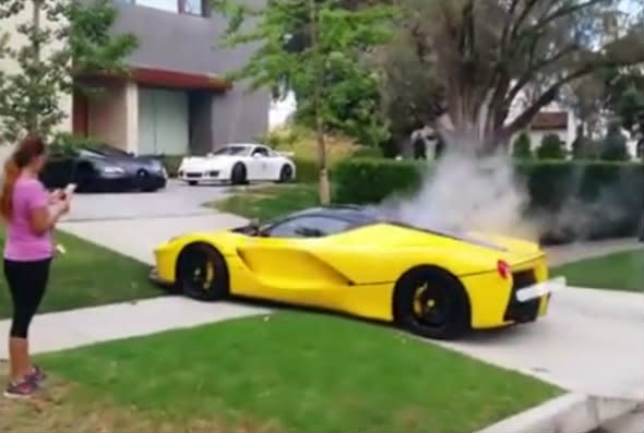 Smoking LaFerrari