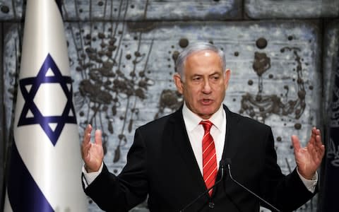 Mr Netanyahu has also failed to form a government - Credit: ABIR SULTAN/EPA-EFE/REX