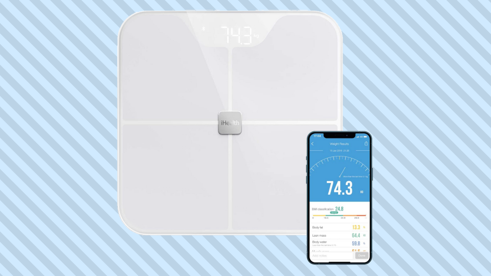 Save half on the iHealth Nexus Body Fat Smart Scale. (Photo: Amazon)