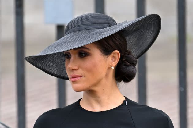 The Duchess of Sussex during the state funeral of Queen Elizabeth II in September.