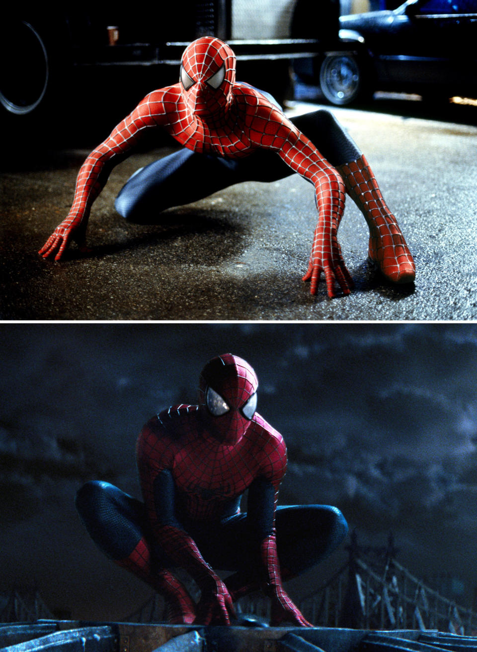 <div><p>"There’s a crucial, moral moment that they help him get through in the climax of the movie," screenwriter Chris McKenna began. "So much of that was brought by Tobey and Andrew’s ideas and shaping of what they thought their characters could bring to this story." In particular, Andrew loved the idea of his Peter being in a dark place still after Gwen and how he was able to use that pain to help Tom's Peter.</p></div><span> Sony / Columbia Pictures / Everett Collection</span>
