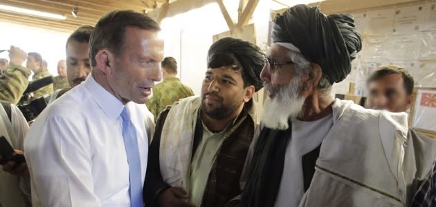 Abbott declares end of Afghan war