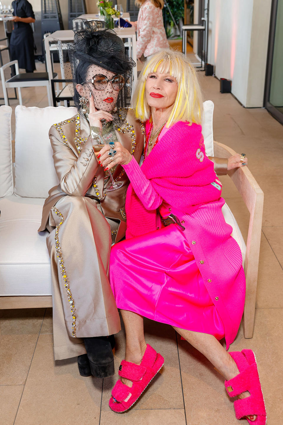 Betsey Johnson with B. Akerlund at Otis College Fashion Show