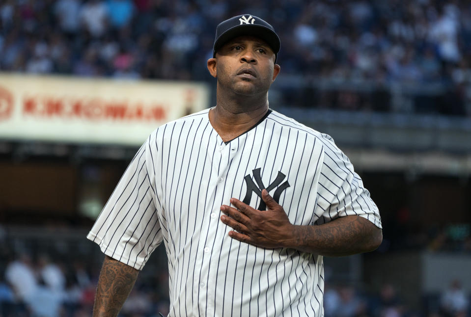 New York Yankees pitcher C. C. Sabathia (AP Photo/Craig Ruttle)