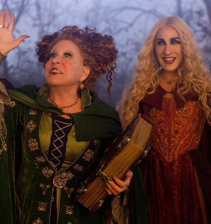 En Hocus Pocus 2 volvemos a ver al elenco original de tres brujas de Salem