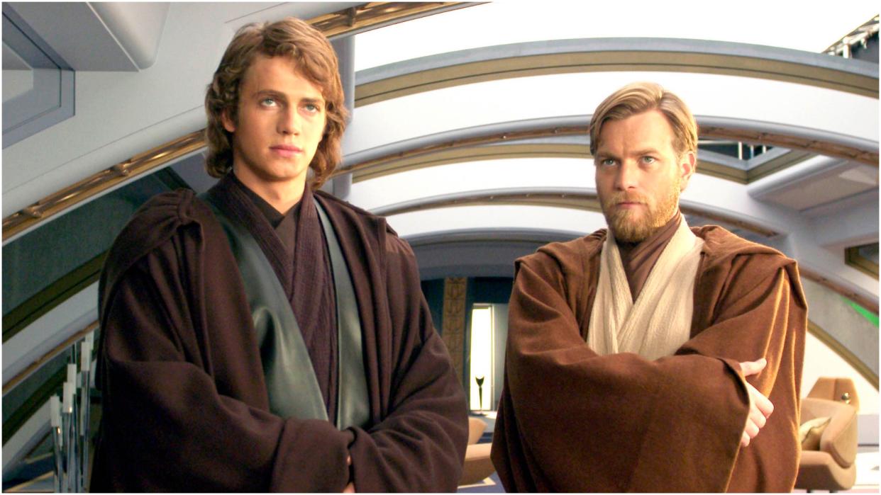  Hayden Christensen and Ewan McGregor in Revenge of the Sith. 