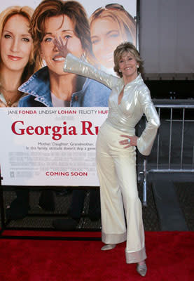 Jane Fonda at the New York premiere of Universal Pictures' Georgia Rule