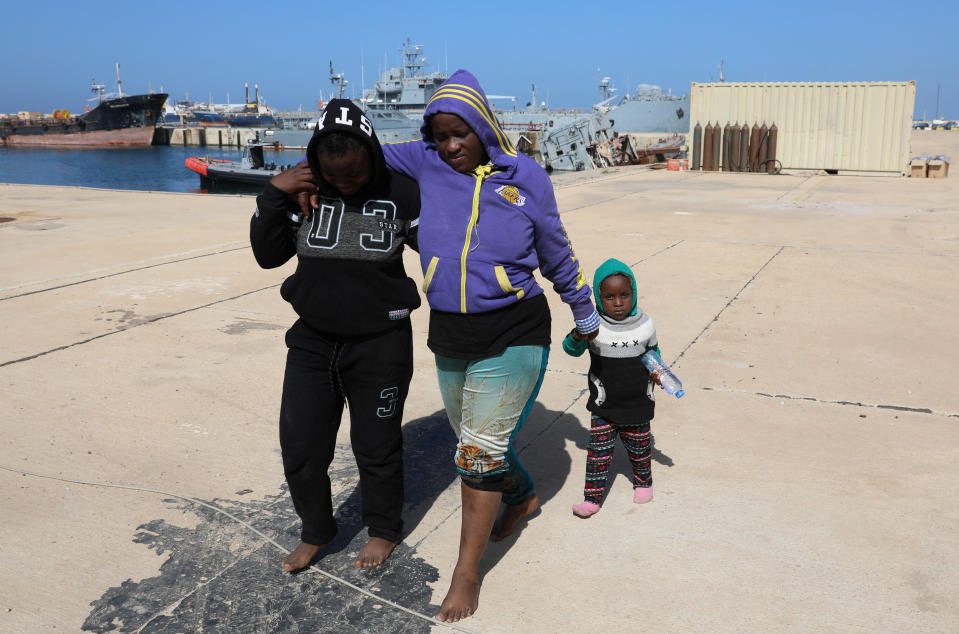 Hundreds of migrants rescued off Libyan coast