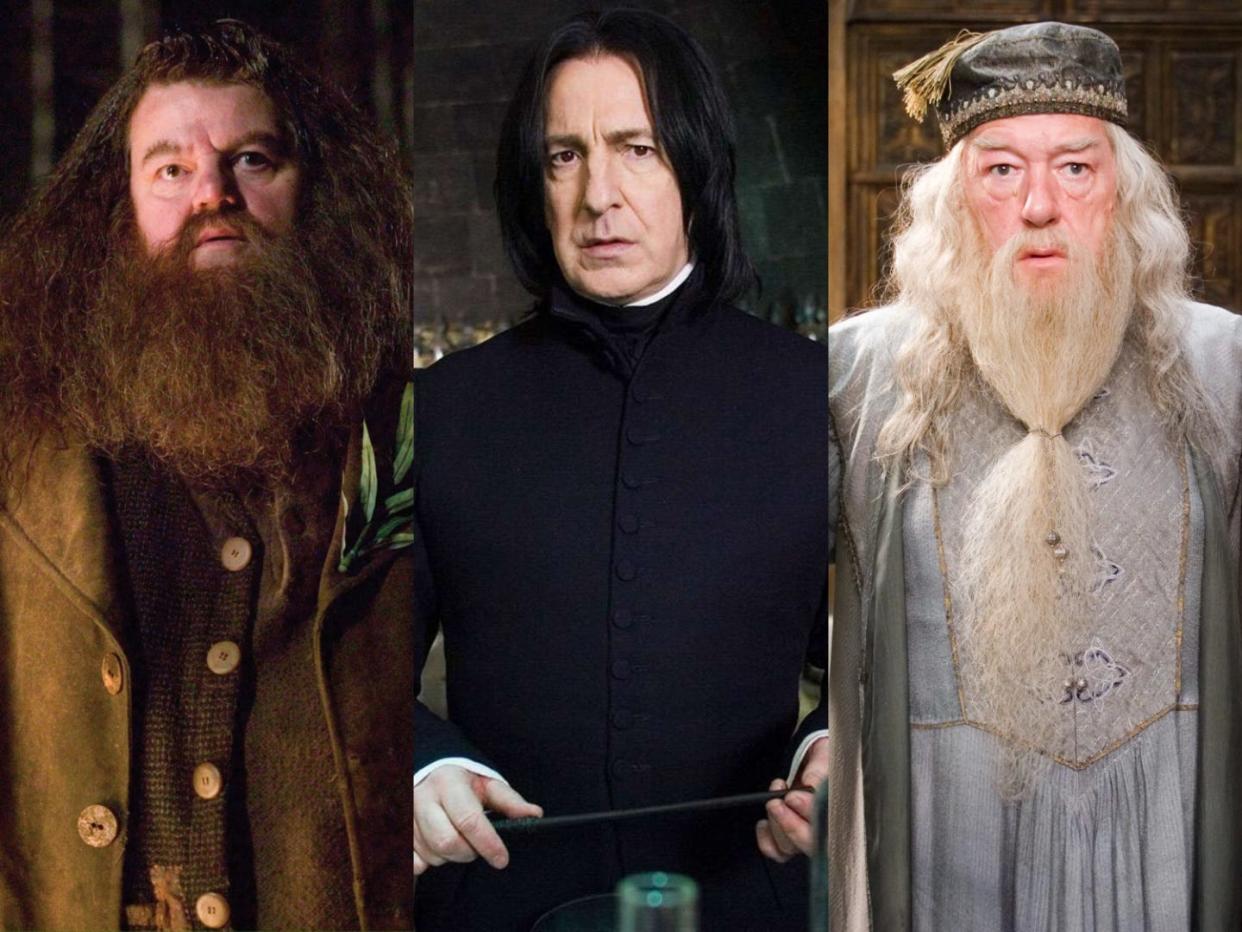 Robbie Coltrane, Alan Rickman, and Michael Gambon are just a few of the "Harry Potter" stars no longer with us.