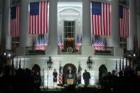 Judge Amy Coney is sworn in to serve as an associate justice of the U.S. Supreme Court at the White House in Washington