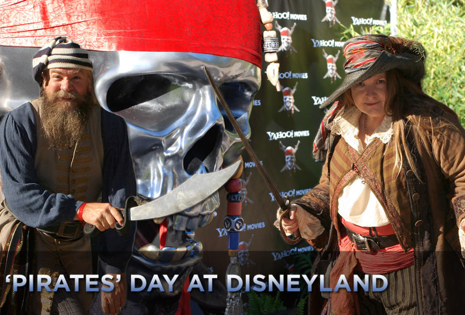 Pirate Fan Day At Disneyland 2010