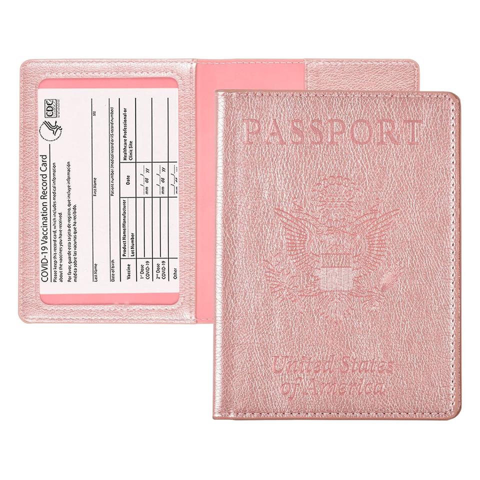 Doulove Passport and Vaccine Card Holder Combo
