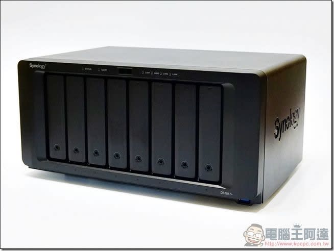 Synology DS1817+ 開箱 、評測 可安裝八顆硬碟、擴充性佳的中小企業與專業人士最愛 NAS