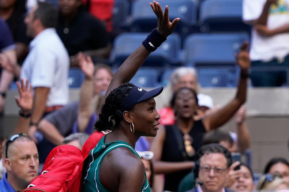 Venus Williams kept her thoughts on her tennis future to herself after losing in the opening round of the US Open (Seth Wenig/AP) (AP)