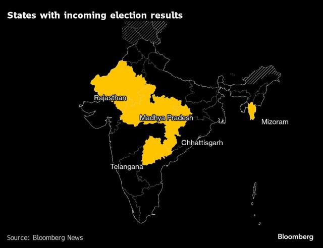640px x 492px - India Exit Polls Show Modi Set to Win Key States in Tight Race