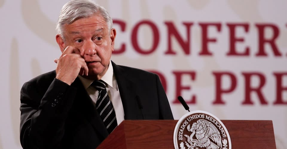 López Obrador en conferencia de prensa