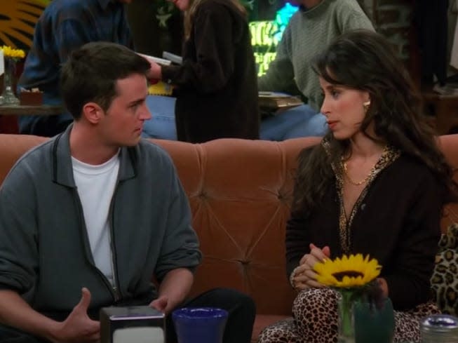 chandler and janice on friends