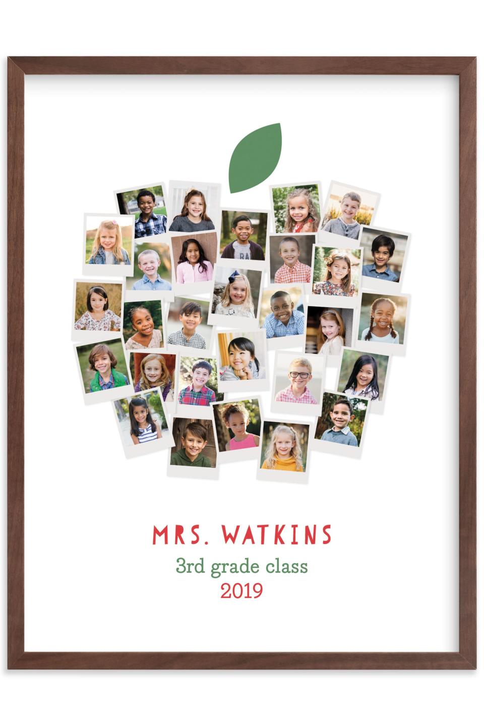 minted. Apple for the Teacher by Laura Bolter Design, from $24